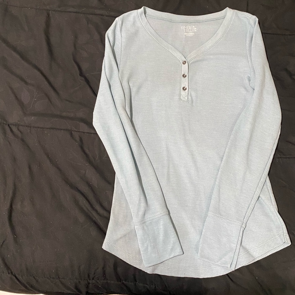 Light Blue long sleeve shirt